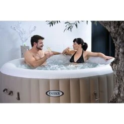 Spa Intex Pure Spa Sahara Bulles 4 Places -PiscinePro Soldes Magasin spa intex pure spa sahara bulles 4 places 6