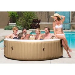 Spa Intex Pure Spa Sahara Bulles 6 Places -PiscinePro Soldes Magasin spa intex pure spa sahara bulles 6 places 6