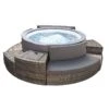 Spa Semi-rigide NetSpa Vita Premium 6 Places Avec Mobilier -PiscinePro Soldes Magasin spa semi rigide netspa vita premium 6 places avec mobilier